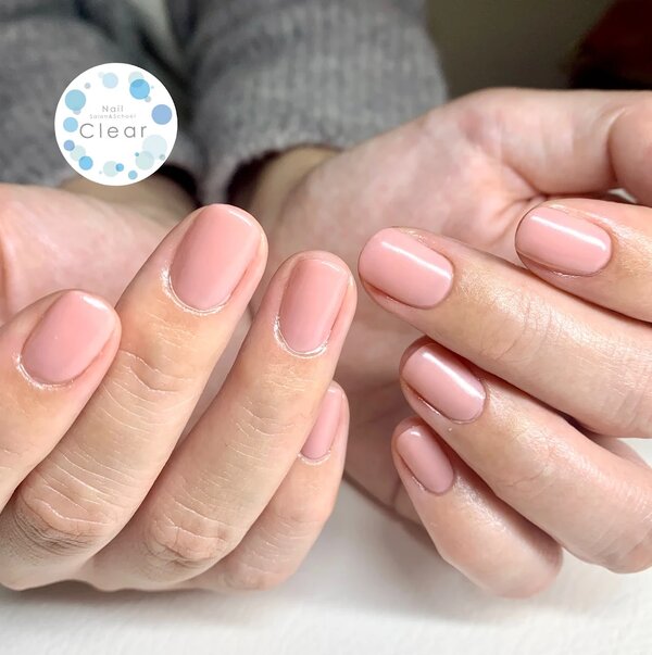 ルーロ1本付きワンカラー|Nailsalon&amp;school Clear