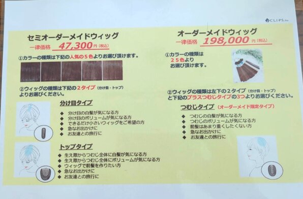 人気のセミオーダーウィッグ取扱店|ぷるる美容室