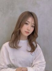 透明感抜群♪ダブルカラーブリーチミルクティーベージュ|髪質改善&amp;トリートメント flow