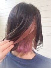インナーカラー☆ベビーピンク|髪質改善＆トリートメント 女性専用サロン Daisy