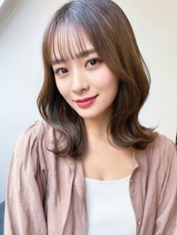 オンブレグレージュオリーブベージュくびれミディ大人美人|髪質改善＆トリートメント Sugar