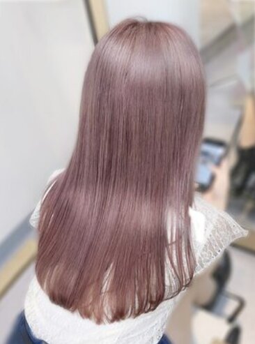 20代30代40代髪質改善カラーピンクアッシュ艶感ロングヘア|SUGAR sendai hair &amp; nail