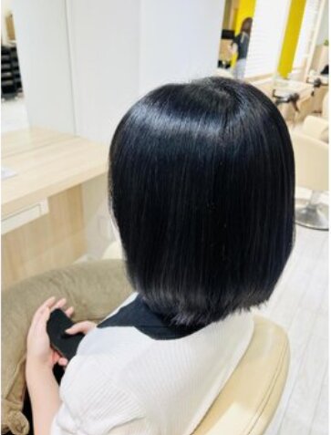 ツヤ感のある＊ブルーブラック＊|髪質改善・縮毛矯正サロン &amp;.Sugar