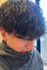 波巻きパーマ　波巻きスパイラルパーマ　メンズ　マッシュ|髪質改善&amp;トリートメント SUGAR mitake