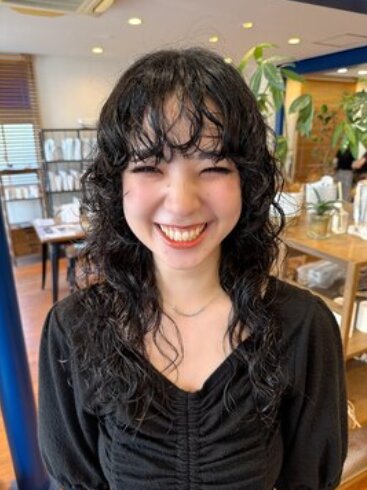 ウルフレイヤーパーマ　パーマロング|髪質改善&amp;トリートメント SUGAR mitake