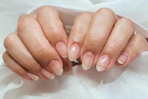 「ハンド クリアワンカラー」クリア仕上げ自爪強化です！|Nail Salon Linda