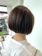 丸み☆ミニボブ☆ナチュラルボブ☆10代☆20代☆30代☆前下がり|個室サロン SUGAR ishinomaki