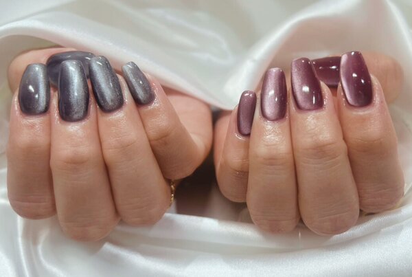 「ハンド マグネット ワンカラー」秋色マグネットネイルです！|Nail Salon Linda