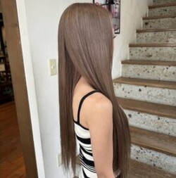 milk tea×grey×beige