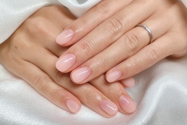 「ハンド グラデーション」自爪に近いカラーでグラデーションすることでよりナチュラルにできます！|Nail Salon Linda