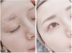  眉毛スタイリング①