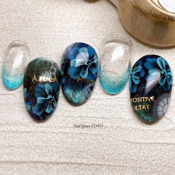【海の底から】デザイン|Nail Space COVO ネイルスペース コーヴォ
