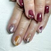 オンブレ&amp;マグフレンチとアシンメトリーネイル|Nail Space COVO ネイルスペース コーヴォ