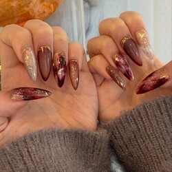 マグネット×ニュアンスネイル★|栃木県宇都宮市　ネイルサロン　ミッシュネイル