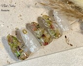 ボタニカル×ニュアンスネイル|Nail Salon hinasora