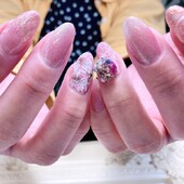 3Dアートフラワー|Nail Salon hinasora