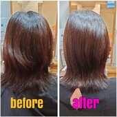 自然な縮毛矯正|Hair salon aima_ble(えま〜ぶる)