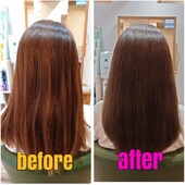 カット+縮毛矯正+カラー+トリートメント|Hair salon aima_ble(えま〜ぶる)