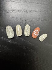 オレンジ✖アート|ネイルサロン　CARNET（カルネ）