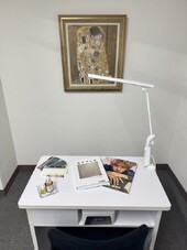 半個室の落ち着いた空間です|ネイルサロン　CARNET（カルネ）