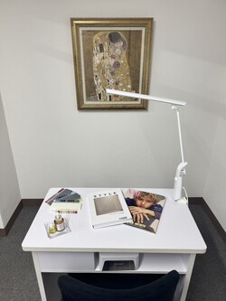 半個室の落ち着いた空間です|ネイルサロン　CARNET（カルネ）