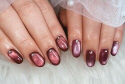 「ハンド ライトコース」マグネットを使ってうる艶に！ 深みのある色で冬にもぴったりです！