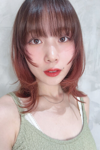 40・50代のイメチェンは丸みをつけると大人可愛いプチウルフ一択