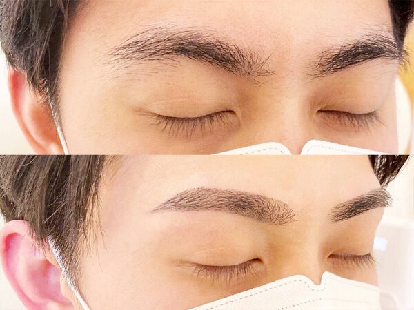 メンズ 眉毛スタイリング①|BLUE EYES 学芸大学店【アイブロウ/眉毛/まつげパーマ/マツエク専門店】