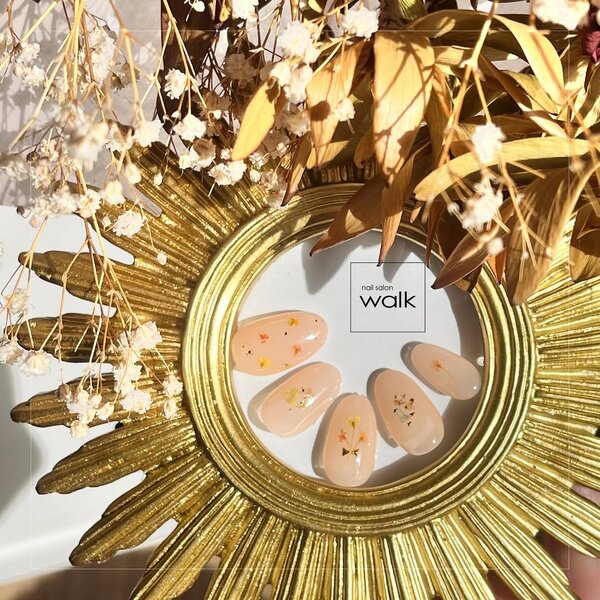 押し花ネイル|nailsalon walk