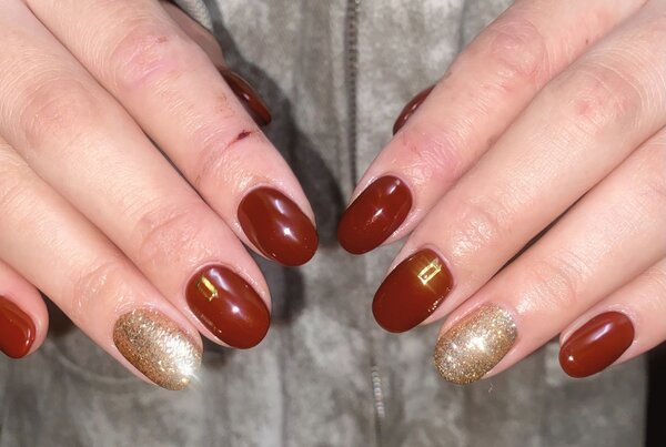 「ハンド 定額デザイン」季節に合わせた優しいカラーでまとめた定額デザインです！ カラー変更も可能です^ ^|Nail Salon Linda