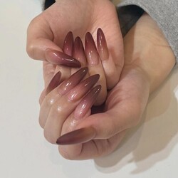 マグネット×グラデーションネイル★|栃木県宇都宮市　ネイルサロン　ミッシュネイル