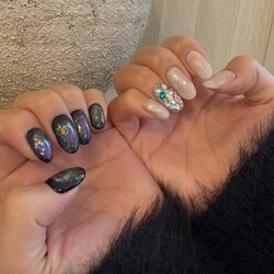 マグネット×埋め尽くしネイル★|栃木県宇都宮市　ネイルサロン　ミッシュネイル