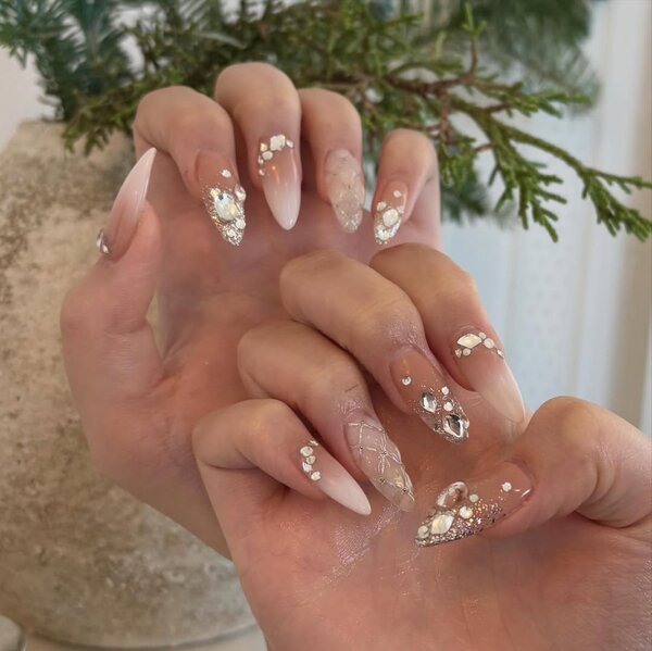 ベイビーブーマー×ストーンアートネイル★|栃木県宇都宮市　ネイルサロン　ミッシュネイル