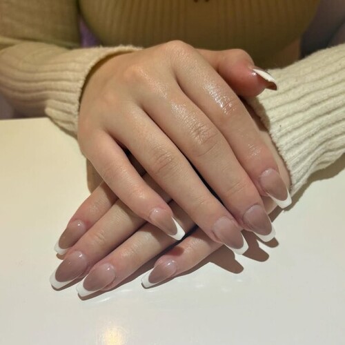 長さ出し×グラデ&amp;フレンチネイル★