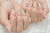 「ハンド ワンカラー」淡いイエローカラーで優しい印象に！|Nail Salon Linda