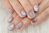 「ハンド マグネット・ワンカラー」とっても可愛い寒色マグネットで冬に人気です！|Nail Salon Linda