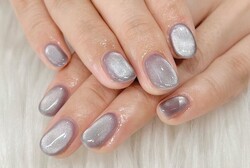 「ハンド マグネット・ワンカラー」とっても可愛い寒色マグネットで冬に人気です！|Nail Salon Linda