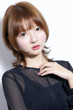 【韓国スタイル】くびれヘアボブレイヤー×ミルクベージュ|Hair Make TOP SHAPE