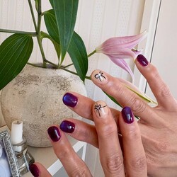 マグネット×リボンネイル★|栃木県宇都宮市　ネイルサロン　ミッシュネイル