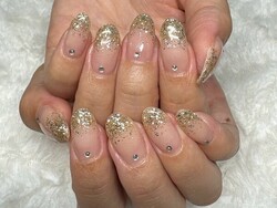  ＊ラメグラデーションネイル＊|Beautiful Me，我孫子店