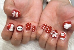 「ハンド ミドルコース」お持ち込みパーツでイベントネイル！ お出掛けにもおすすめです^ ^|Nail Salon Linda