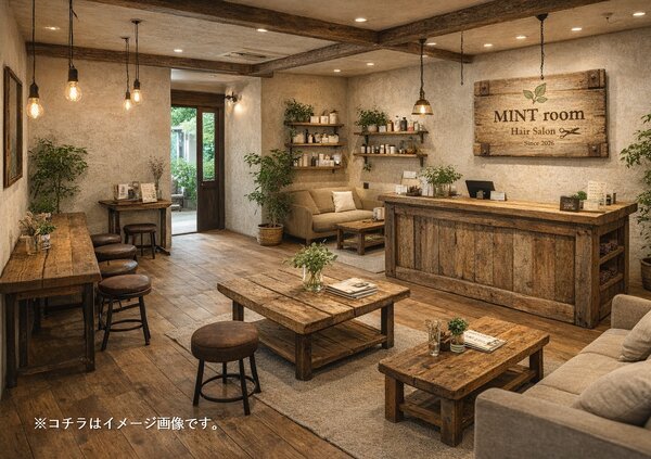 店内|ヘアサロン MINT room