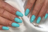 「ハンド ワンカラー」パキッとしたカラーとてもお似合いで！」|Nail Salon Linda