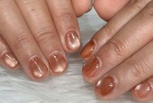 「ハンド マグネット・ワンカラー」新生活に向けて元気の出るオレンジカラーです！|Nail Salon Linda