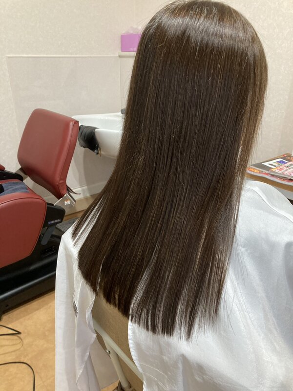 縮毛矯正＆カット|美容室アロマーム