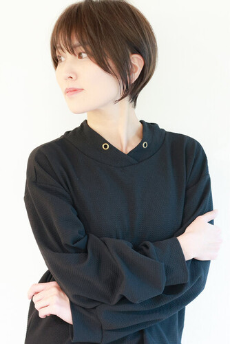 40代50代に似合う美シルエット大人ショートボブ
