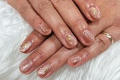 「ハンド 定額デザイン」カラーをマグネットに変更して、ナチュラルなデザインに^ ^ オフィスにも◎|Nail Salon Linda
