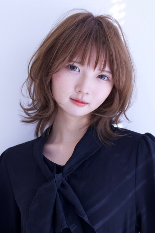 40代50代白髪ぼかし・大人可愛い若見えくびれミディレイヤー  |Hair Make TOP SHAPE