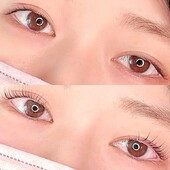 左右差は長さでカバー✨|Lien LASHLIFT