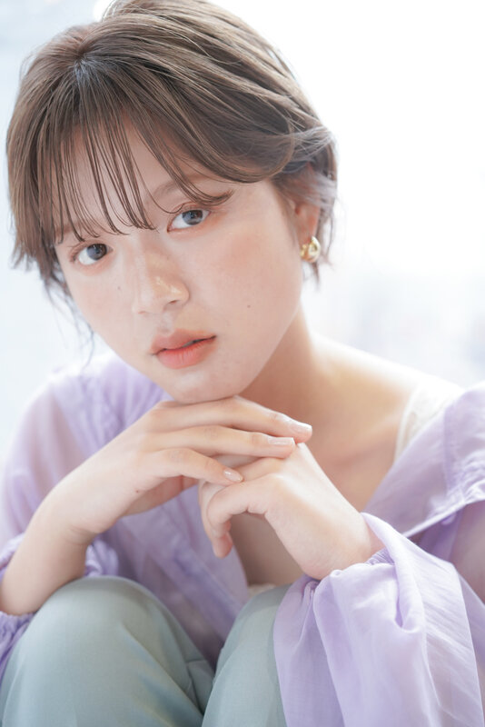 大人可愛い前髪軽めショートで若見え上品スタイル|Hair Make TOP SHAPE